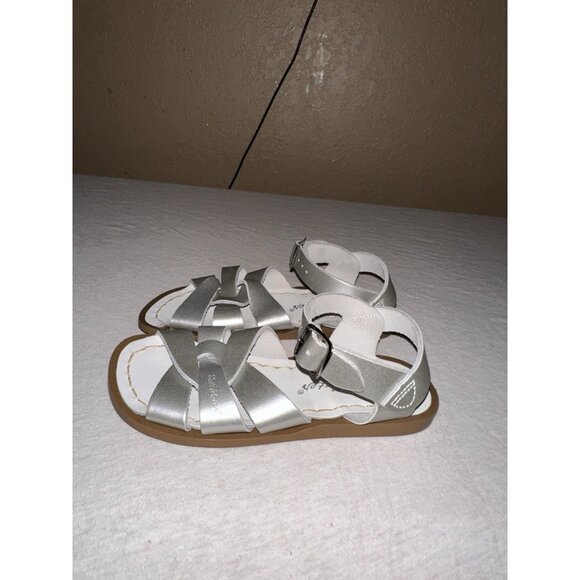 Salt Water Sandals The Original 800 Series Sandal - Silver - Toddler Size 10 - Picture 1 of 4